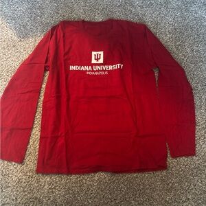 IU indy Red Long Sleeve Shirt